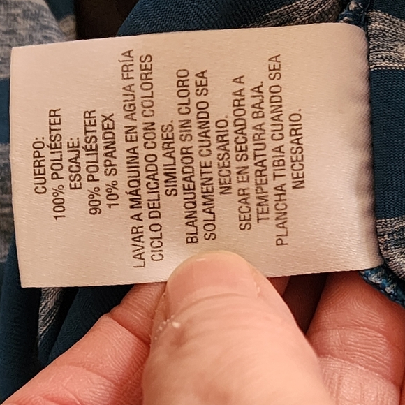 Greg Norman Tasso Elba Men's Polo 2XL Golf Blue Ombre Fade Striped Shirt XXL - Picture 9 of 9